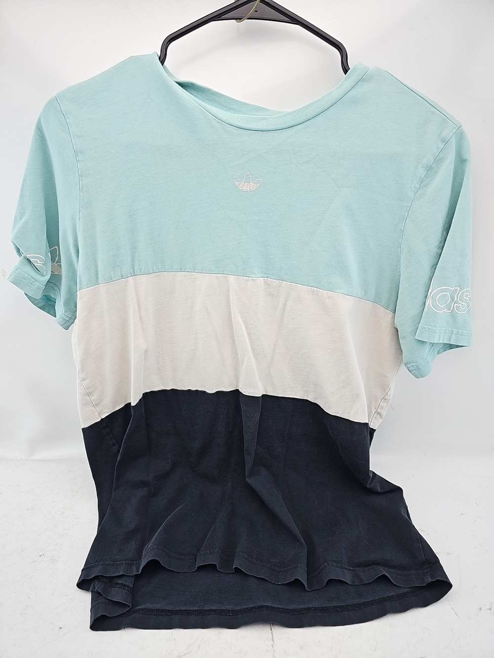 Adidas Youth Colorblock Trefoil Tee